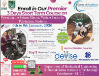 Powering the Future: Electric Vehicle Basics for Polytechnic Students 2026 Short Term Course Poster